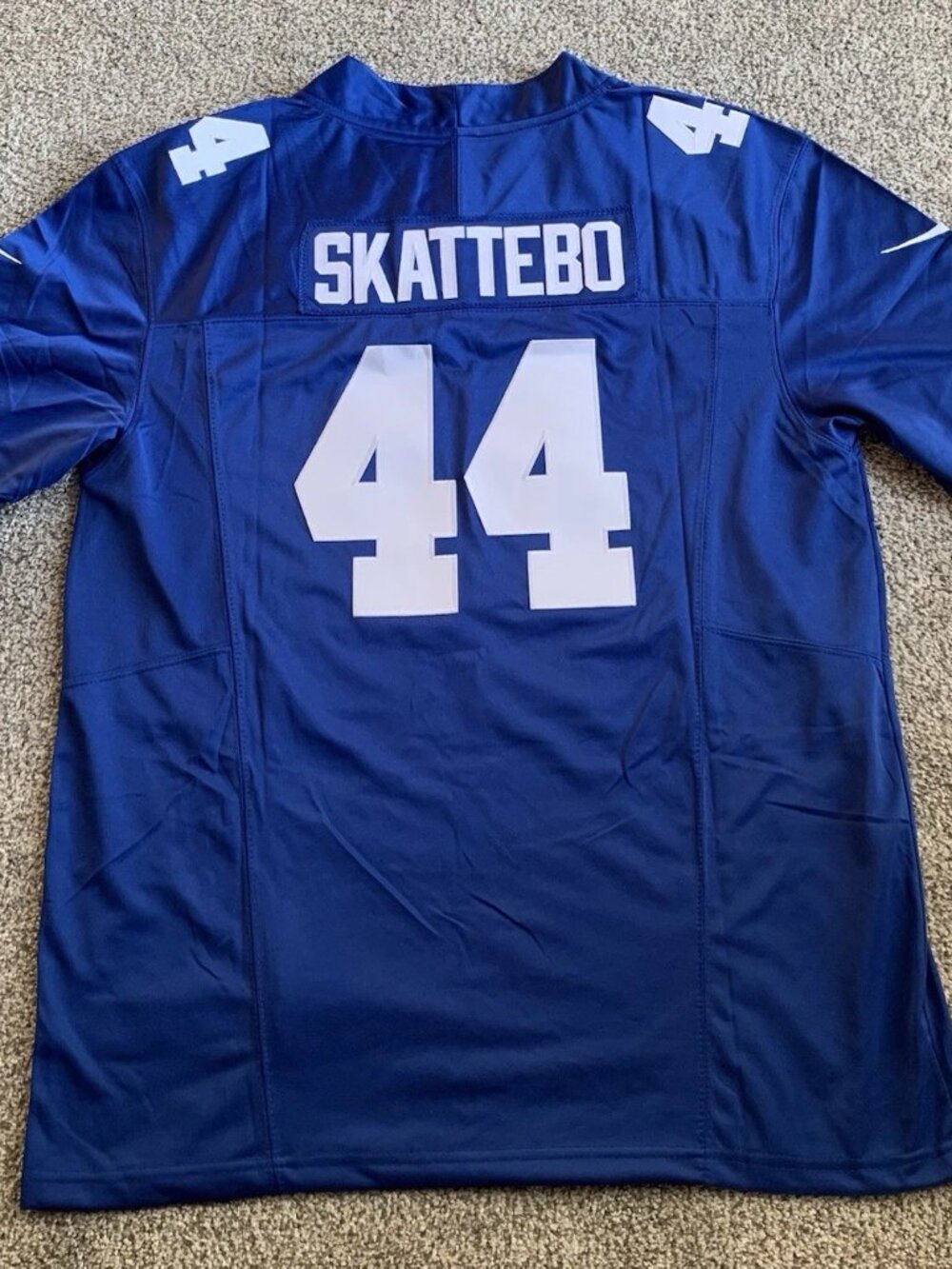 Cam Skattebo Royal 44 Blue Stitched Jersey Vapor